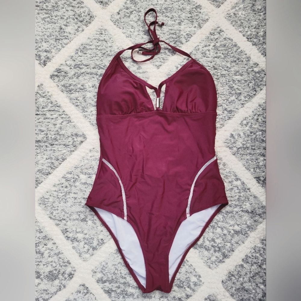 Cupshe one piece, Size Medium, purple